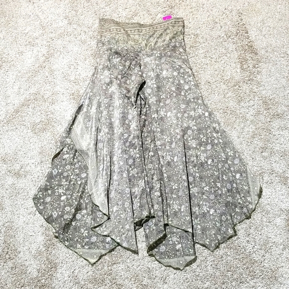 Silk Harem Pants - Picture 1 of 8